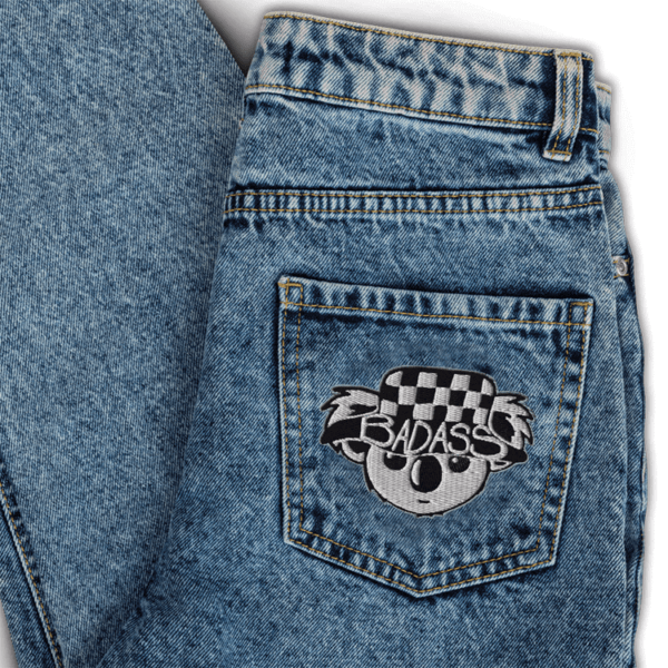 Patch thermocollant Koala Badass, idéal pour un look original et audacieux.